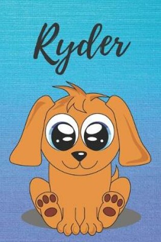 Cover of Ryder dog coloring book / notebook / journal / diary