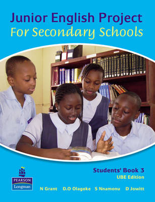 Book cover for Nigeria Junior English Project for Secondary Schools Students' Book 3