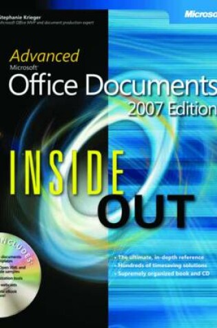 Cover of Advanced Microsoft Office Documents 2007 Edition Inside Out