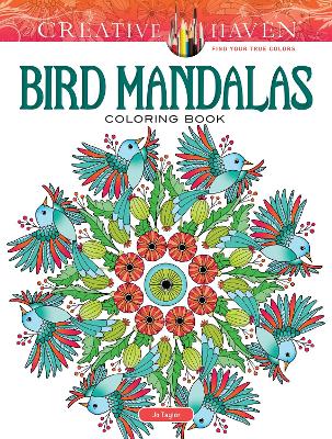 Book cover for Creative Haven Bird Mandalas Coloring Book