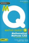 Book cover for Maths Quest 11 Mathematical Methods CAS 2E TI-Nspire Edition & EBookPLUS