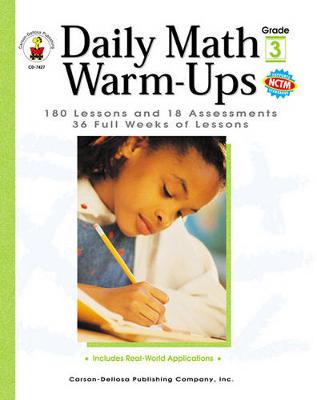 Book cover for Daily Math Warm-Ups, Grade 3