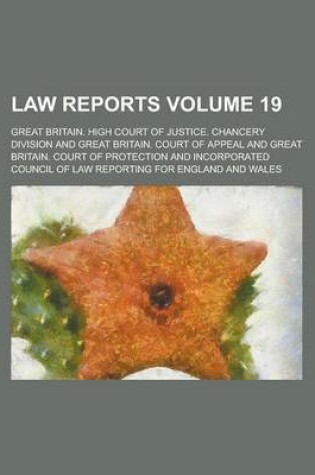 Cover of Law Reports Volume 19