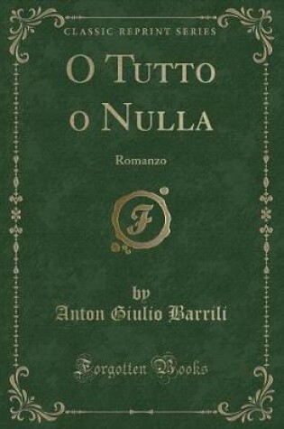 Cover of O Tutto O Nulla