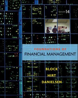 Book cover for Foundations of Financial Management with Time Value of Money card