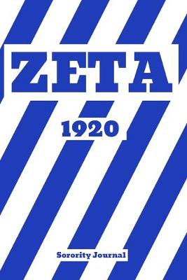 Book cover for Zeta 1920 Sorority Journal