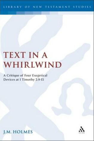 Cover of Text in a Whirlwind