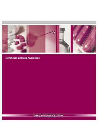 Book cover for Certificate in Drugs Awareness