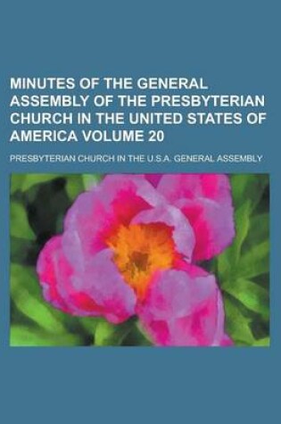 Cover of Minutes of the General Assembly of the Presbyterian Church in the United States of America (1860)