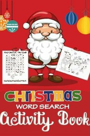 Cover of Christmas Word Search Activity Book