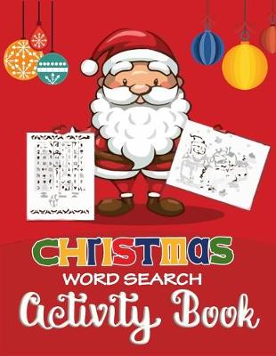 Book cover for Christmas Word Search Activity Book