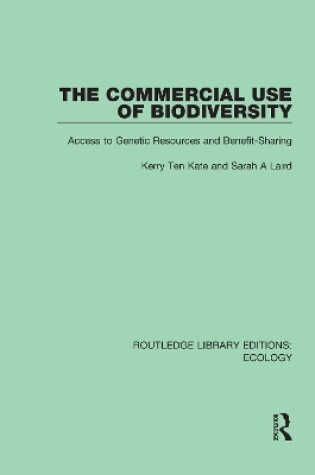 Cover of The Commercial use of Biodiversity