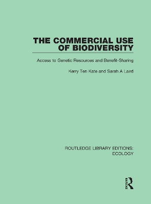 Book cover for The Commercial use of Biodiversity