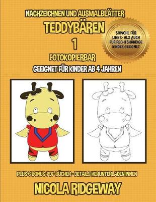 Cover of Nachzeichnen und Ausmalblätter (Teddybären 1)