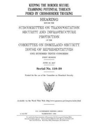 Cover of Keeping the border secure