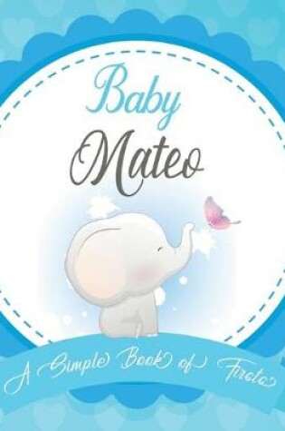 Cover of Baby Mateo A Simple Book of Firsts