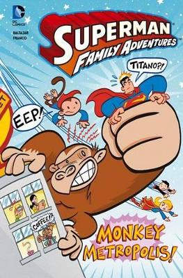 Book cover for Monkey Metropolis! (Graphic Novel)