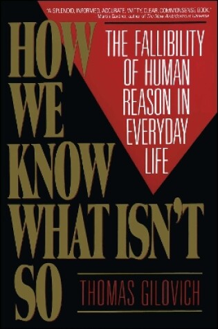 Cover of How We Know What Isn't So