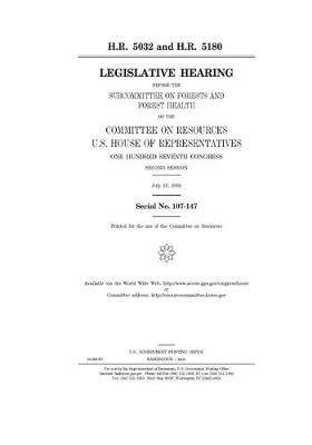 Book cover for H.R. 5032 and H.R. 5180