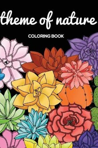 Cover of Theme Of Nature Colouring Book