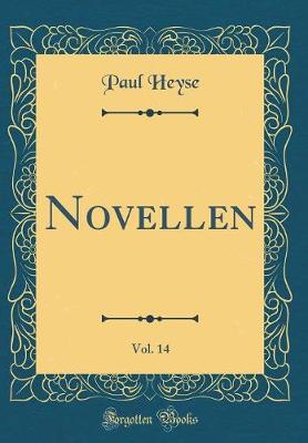 Book cover for Novellen, Vol. 14 (Classic Reprint)