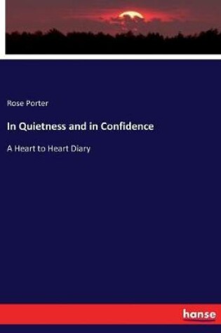 Cover of In Quietness and in Confidence