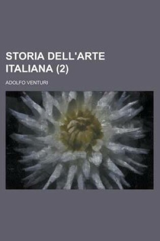 Cover of Storia Dell'arte Italiana (2 )