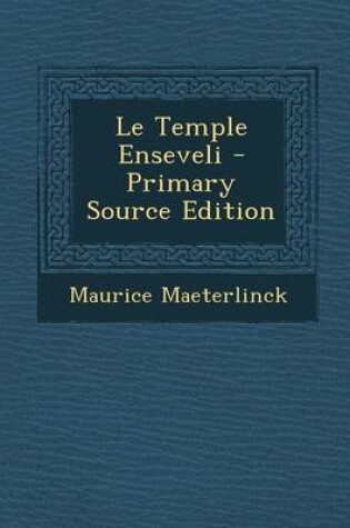 Cover of Le Temple Enseveli