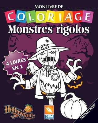 Book cover for Monstres Rigolos - 4 livres en 1 - Edition nuit