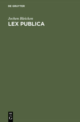 Cover of Lex publica