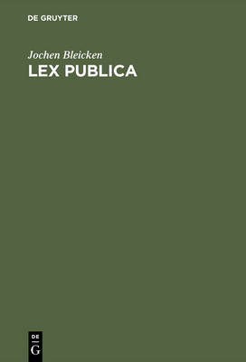 Book cover for Lex publica