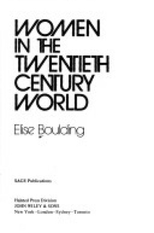 Cover of Women in the Twentieth Century World