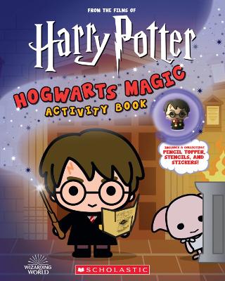 Book cover for Harry Potter: Hogwarts Magic! Book with Pencil Topper