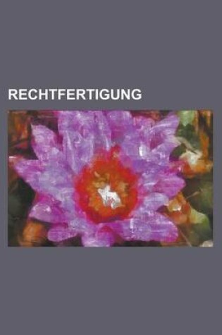 Cover of Rechtfertigung