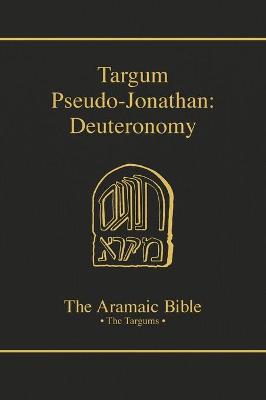 Book cover for Targum Pseudo Jonathan Deut