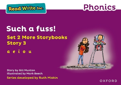 Book cover for Read Write Inc Phonics: Purple Set 2 More Storybook 3 Such a fuss!