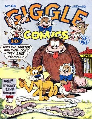 Book cover for Giggle Comics Number 66 Humor Comic Book