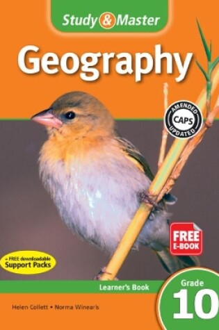 Cover of Study & Master Geography Learner's Book Grade 10 English