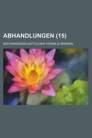 Cover of Abhandlungen (15)