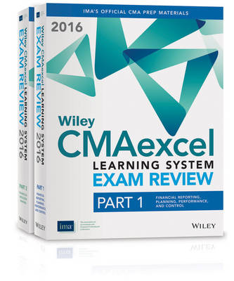 Cover of Wiley CMAexcel Learning System Exam Review 2016 and Online Intensive Review : Complete Set (2–year access)