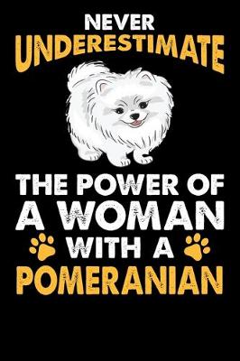 Cover of Never Underestimate The Power Of A Woman With A Pomeranian