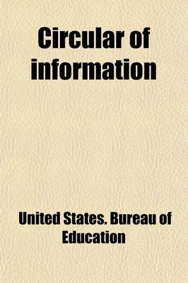 Book cover for Circular of Information