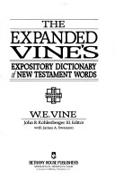 Book cover for Expanded Vines' Dictionary of NT Words