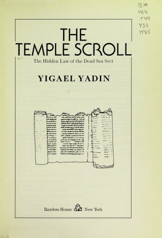 Book cover for The Temple Scroll