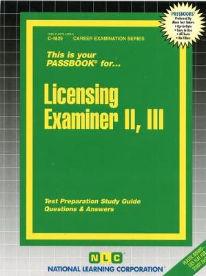 Book cover for License Examiner II, III