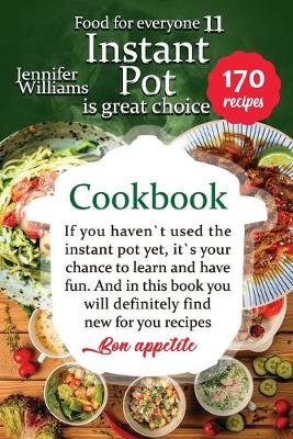 Book cover for Instant Pot is great choice. Сookbook