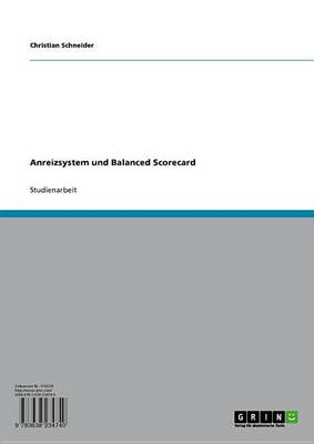 Book cover for Anreizsystem Und Balanced Scorecard