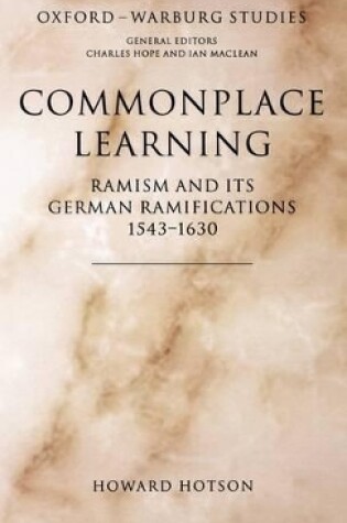 Cover of Commonplace Learning