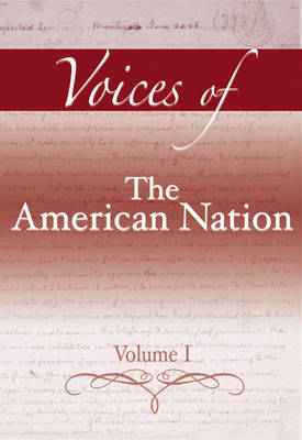 Book cover for Voices of the American Nation, Volume I
