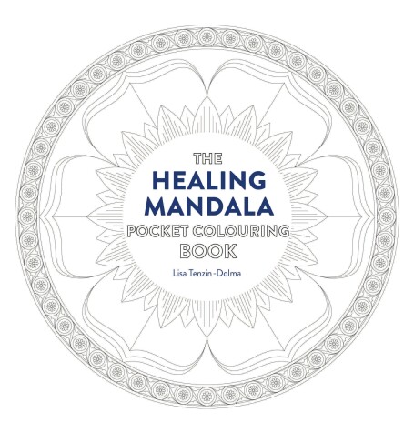 Book cover for Healing Mandala Pocket Coloring Book